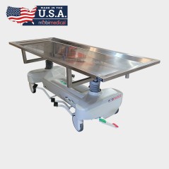 Hydraulic Autopsy Trolley with Fixed Top