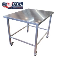 Stainless Steel Instrument Table 46" x 36"