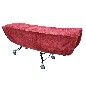 Oversized Burgundy Cot Cover