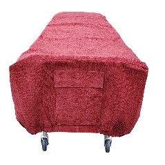 Burgundy Cot Cover