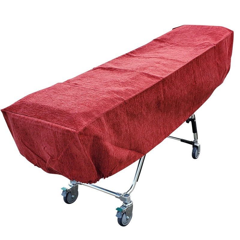 Oversized Burgundy Cot Cover