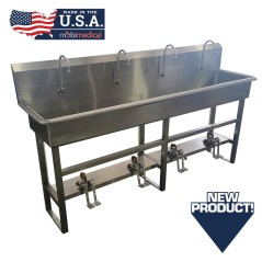 4 Foot Pedal Sink Station