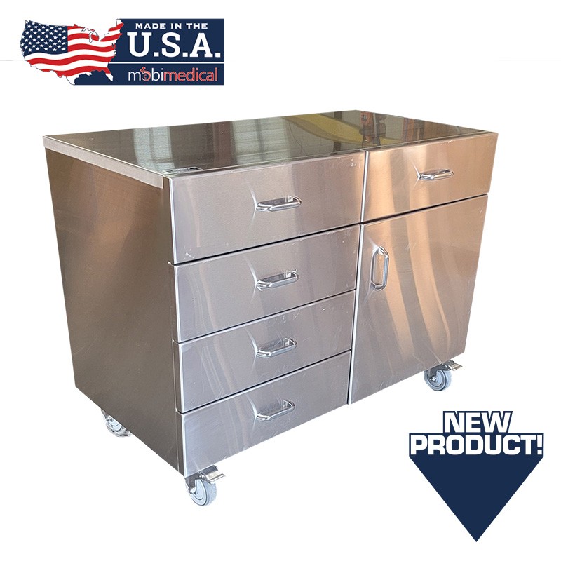 Stainless Steel Rolling Cabinet