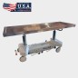 Hydraulic Embalming/Operating Table with Marine Edge