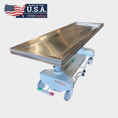 Hydraulic Embalming/Operating Table with Marine Edge