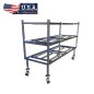 3 Tier MOBI Side Loading Mortuary Roller Rack