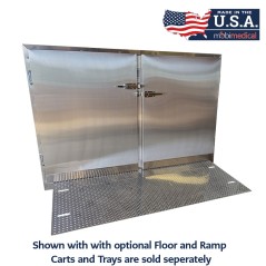 2 Door - 4 Body Mortuary Cooler