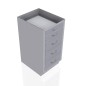 18" Stainless Steel Base Casework: 1 Medium Drawer, 1 Right Door 18" Stainless Steel Base Casework: 1 Medium Drawer, 1 Right Door