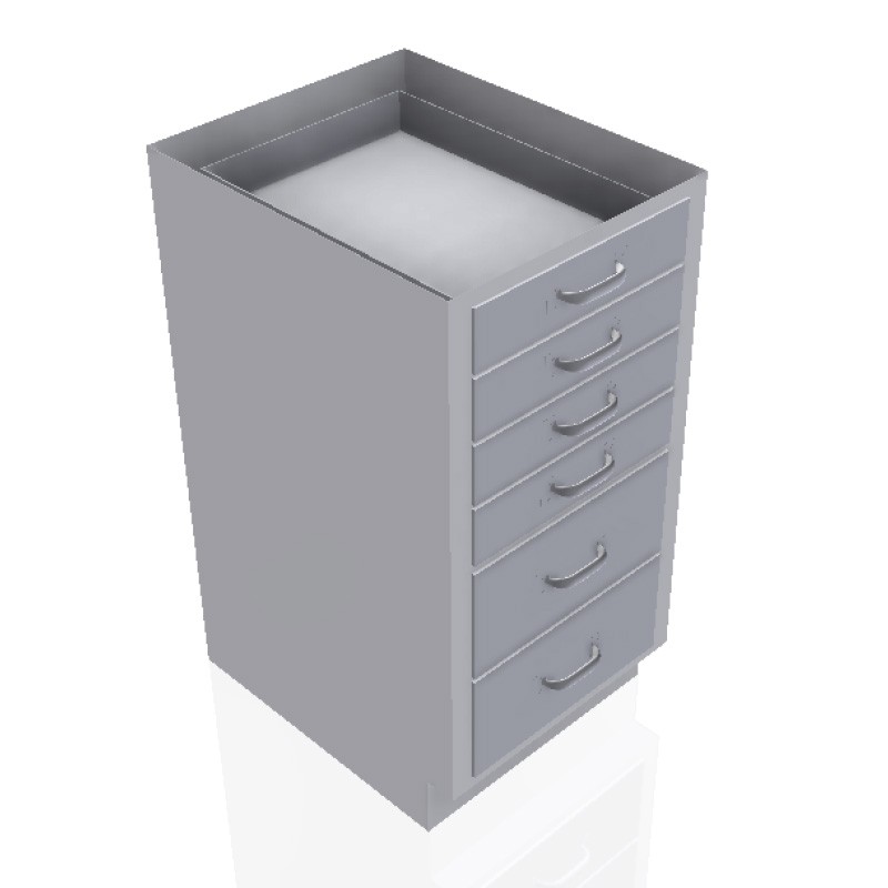 18" Stainless Steel Base Cabinet: 4 Small Drawers, 2 Medium Drawers 18" Stainless Steel Base Cabinet: 4 Small Drawers, 2 Medium Drawers
