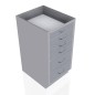 18" Stainless Steel Base Cabinet: 4 Small Drawers, 2 Medium Drawers 18" Stainless Steel Base Cabinet: 4 Small Drawers, 2 Medium Drawers