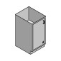 18" Stainless Steel Base Cabinet: 1 Right Door 18" Stainless Steel Base Cabinet: 1 Right Door