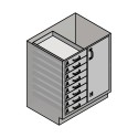Low-Profile Stainless Steel Body Tray