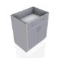 30" Stainless Steel Base Cabinet: 1 Long Medium Drawer, 2 Doors 30" Stainless Steel Base Cabinet: 1 Long Medium Drawer, 2 Doors