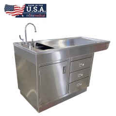 Exam/Operating Veterinarian Table with Knee Space