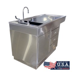 Exam/Operating Veterinarian Table with Knee Space