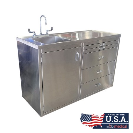 Exam / Operating Veterinarian Table with Sink
