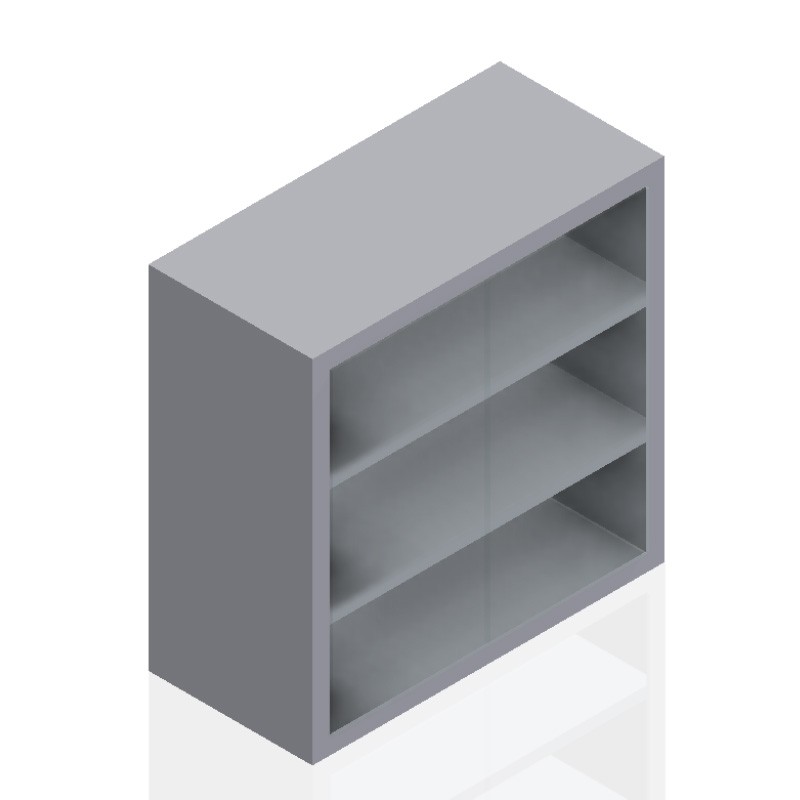 30" Stainless Steel Wall Cabinet: 30" Tall 2 Slide Glass Doors 30" Stainless Steel Wall Cabinet: 30" Tall 2 Slide Glass Doors