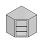 14" Stainless Steel Wall Cabinet: 25" Tall Corner Open Front Shelves 14" Stainless Steel Wall Cabinet: 25" Tall Corner Open Front Shelves