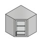 14" Stainless Steel Wall Cabinet: 25" Tall Corner Door Left 14" Stainless Steel Wall Cabinet: 25" Tall Corner Door Left