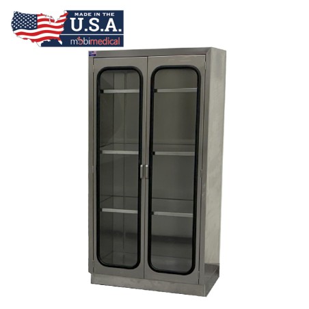 MOBI Tall Wall Cabinet with Glass