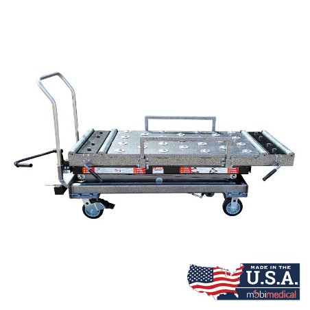 MOBI Crematory Manual Hydraulic Cadaver Scissor Lift HD