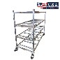 MOBI Stainless Steel End Load Mortuary Roller Rack