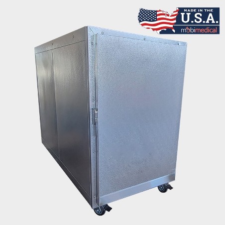 Extra Wide 3 Body Upright Mortuary Cooler