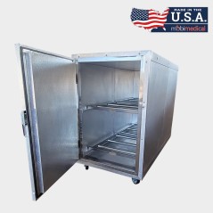 Extra Wide 2 Body Upright Mortuary Cooler