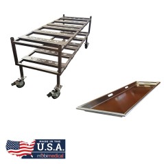 2 Tier Multi Directional Load Roller Rack with Trays