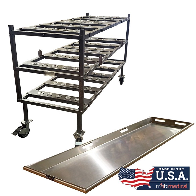 3 Tier Multi Directional Load Roller Rack with Trays