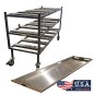 3 Tier Multi Directional Load Roller Rack with 3-23" Trays