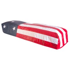 American Flag Cot Cover